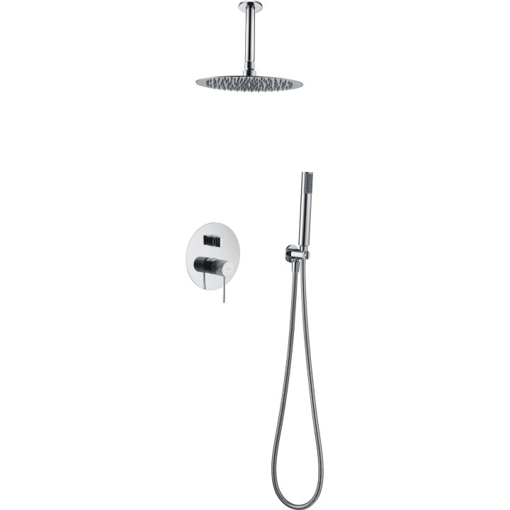 Kit monomando ducha empotrado 2-vías TOP cromo - GPQ038 1
