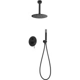 Kit monomando ducha empotrado 2-vías TOP negro mate - GPQ038/NG 1