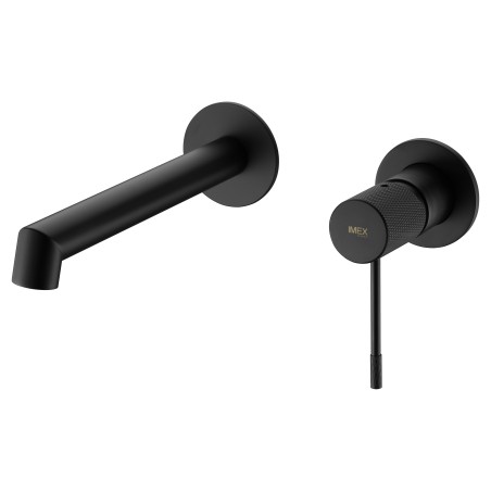 Monomando lavabo empotrado LINE negro mate - GLD038/NG - Imex