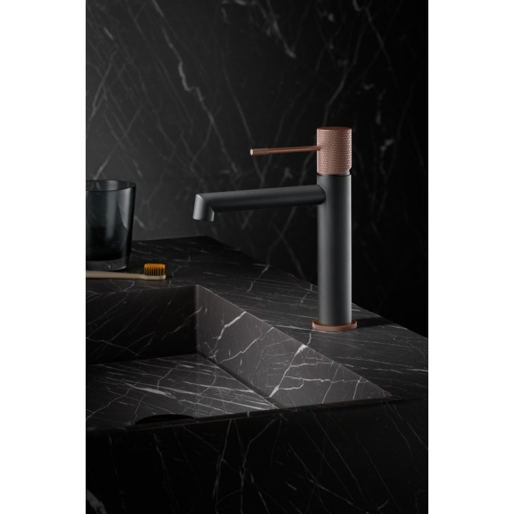 Monomando lavabo LINE gris mate/champagne - BDD038-1GC 2