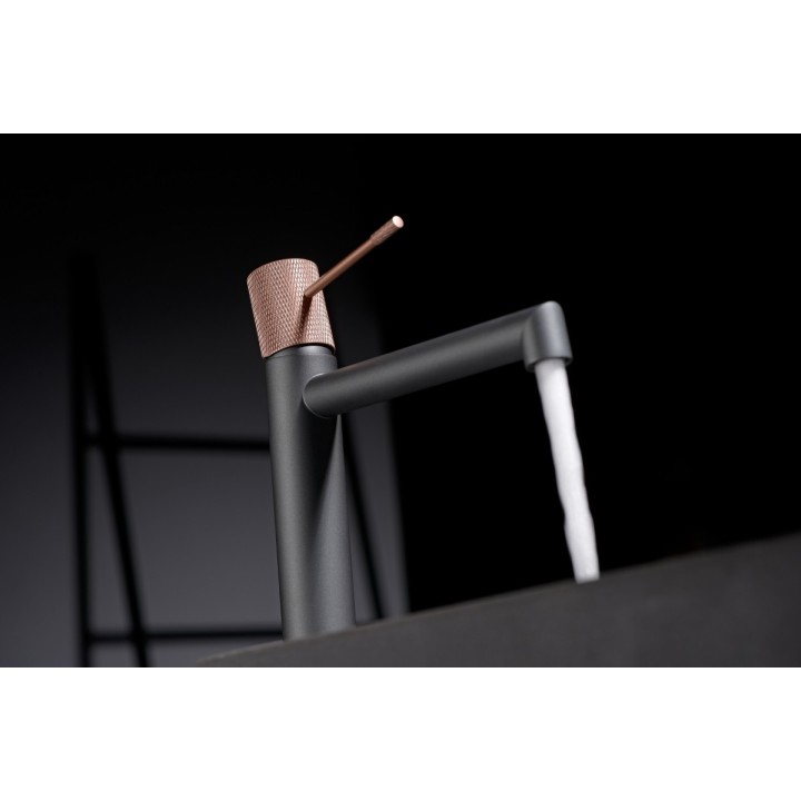 Monomando lavabo LINE gris mate/champagne - BDD038-1GC 3