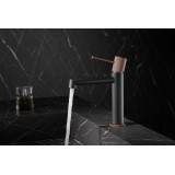 Monomando lavabo LINE gris mate/champagne - BDD038-1GC 4
