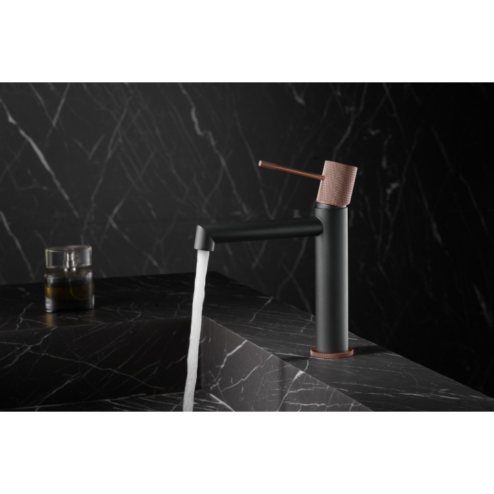 Monomando lavabo LINE gris mate/champagne - BDD038-1GC 4