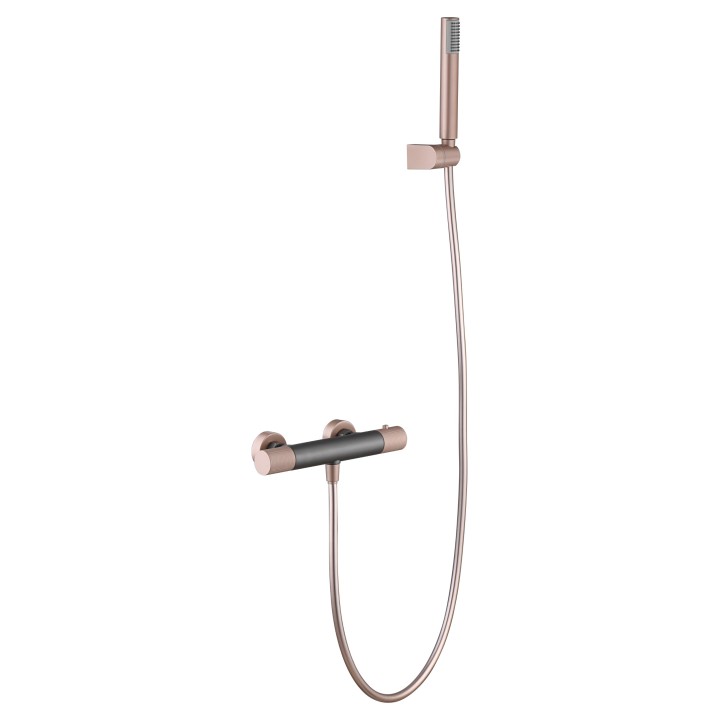 Termostático ducha LINE gris mate champagne - BTD038-5GC