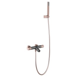 BTD038-4GC - Termostático baño-ducha LINE gris mate/champagne