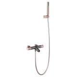 BTD038-4GC - Termostático baño-ducha LINE gris mate/champagne