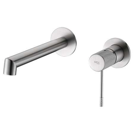 Monomando lavabo empotrado LINE niquel cepillado - GLD038/NQ - Imex