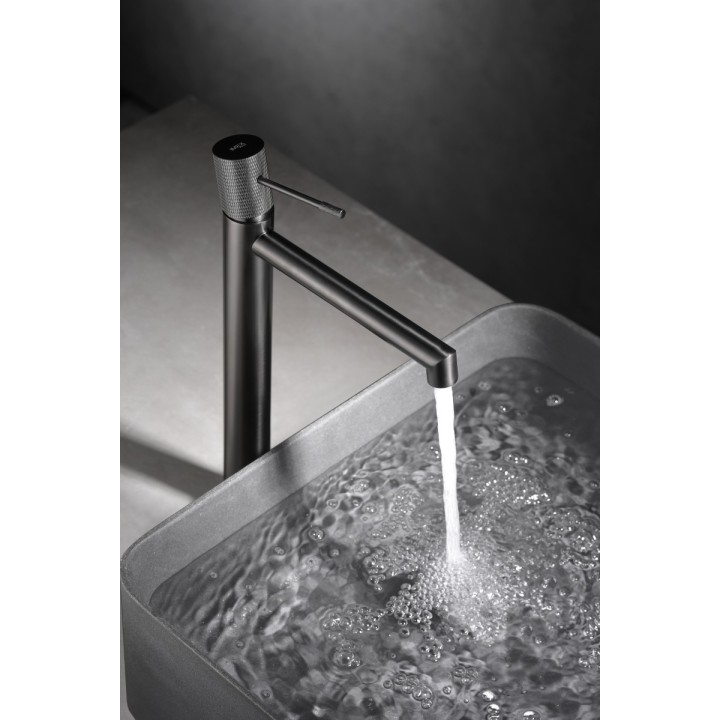 Monomando lavabo alto LINE Black Gun Metal - BDD038-3BGM 2