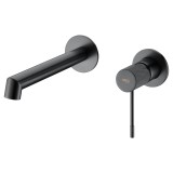 Monomando lavabo empotrado LINE Black Gun Metal - GLD038/BGM