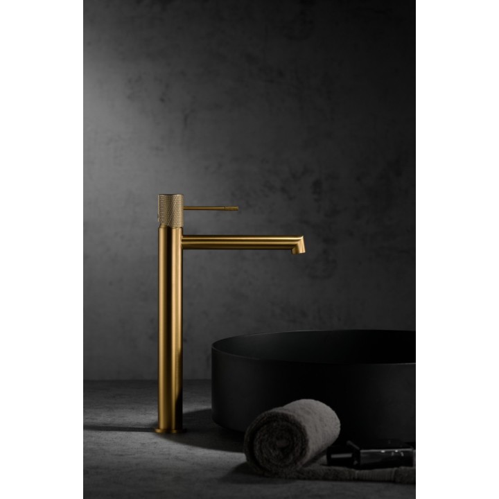 Monomando lavabo alto LINE oro cepillado - BDD038-3OC 2