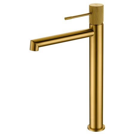 Monomando lavabo alto LINE oro cepillado - BDD038-3OC - Imex