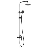 Conjunto monomando ducha BELGICA negro mate - BDZ044/NG
