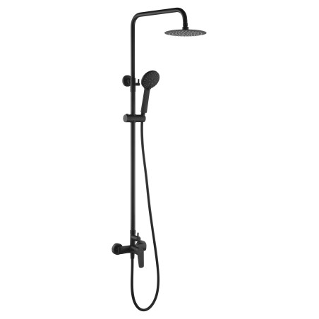Conjunto monomando ducha BELGICA negro mate - BDZ044/NG - Imex
