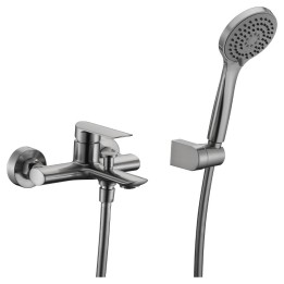 Monomando baño-ducha URAL níquel cepillado - BDG040-4NQ