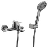 Monomando baño-ducha URAL níquel cepillado - BDG040-4NQ