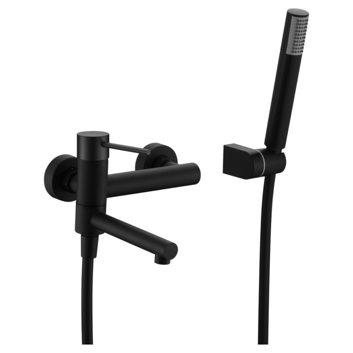 Monomando baño-ducha MILOS STICK negro mate - BDYS045-4NG