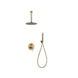 Kit monomando ducha empotrado 2-vías TOP oro cepillado - GPQ038/OC 1