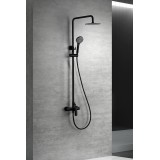 Conjunto monomando ducha URAL negro mate - BDG040/NG - Imex