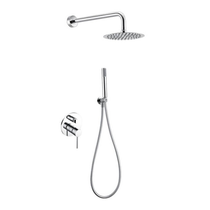 Kit monomando ducha empotrado 2-vías MILOS cromo - GPMS045 1