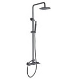 Conjunto monomando ducha MILOS STICK negro mate - BDYS045/NG