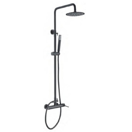 Conjunto monomando ducha MILOS negro mate - BDYS045/NG - Imex