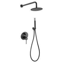 Kit monomando ducha empotrado 2-vías MILOS negro mate - GPMS045/NG 1