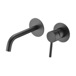 Monomando lavabo empotrado MILOS STICK negro mate - GLIS045/NG