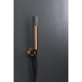 Kit monomando ducha empotrado 2-vías MILOS negro oro rosa - GPMS045/NOR 4