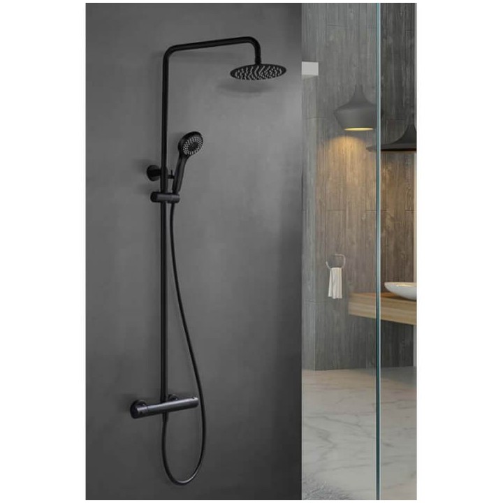 Conjunto termostático ducha KENT negro mate - BTK017/NG 3