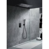 Kit monomando ducha empotrado 4-vías SUMATRA negro mate - GTS019-P/NG 3