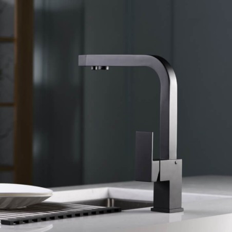 Monomando fregadero osmosis CAPRI negro mate - GOS002/NG