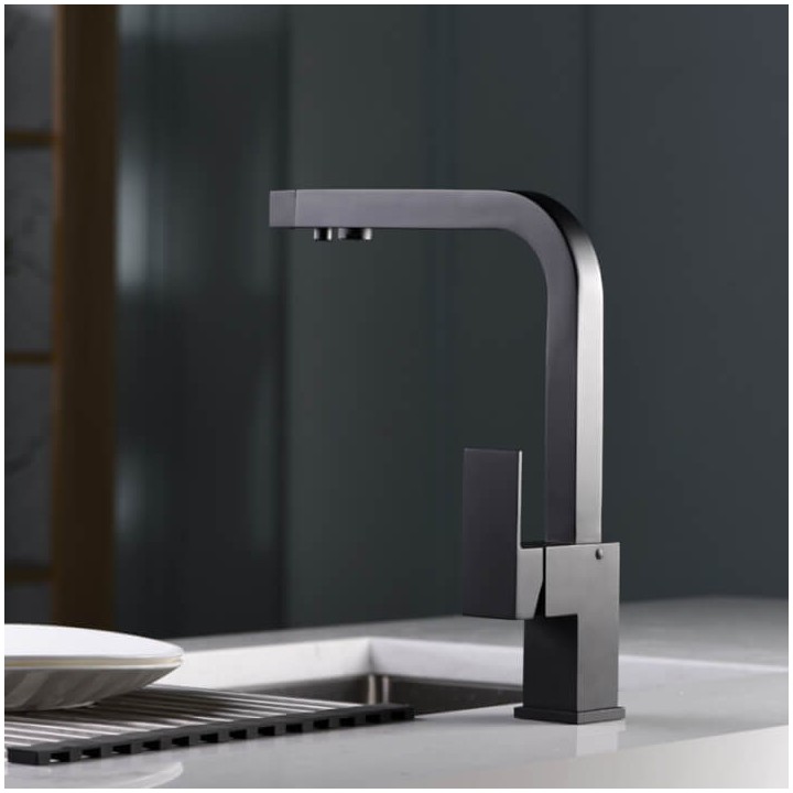 Monomando fregadero osmosis CAPRI negro mate - GOS002/NG 2