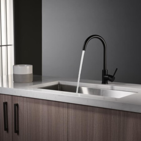 Monomando fregadero LYON negro mate - GCR002/NG