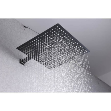 Rociador ducha IMEX cuadrado 40x40cm. negro mate - RDC004/NG