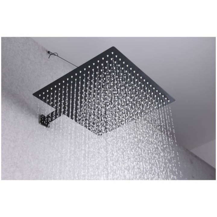 Rociador ducha IMEX cuadrado 40x40cm. negro mate - RDC004/NG 2
