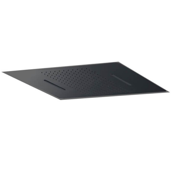 Rociador ducha IMEX cuadrado 59x48cm. negro mate - RDG590-P/NG 1