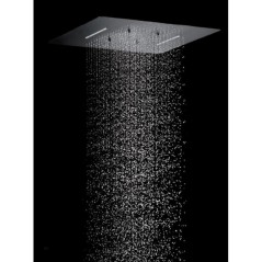 Rociador ducha IMEX cuadrado 59x48cm. negro mate - RDG590-P/NG