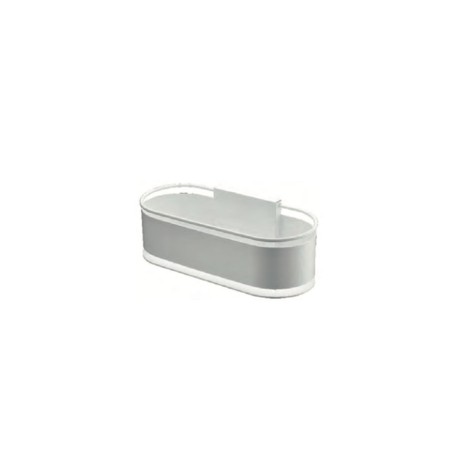 Jabonera frontal ANGA blanco mate - ADN008/BL - Imex