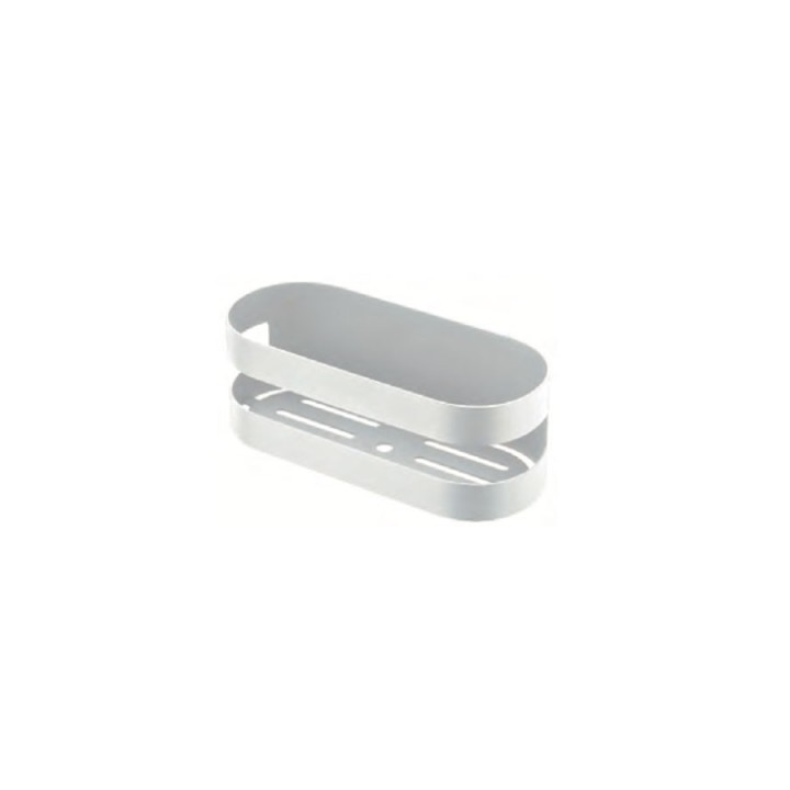 Jabonera frontal NIRMALA blanco mate - ADL012/BL