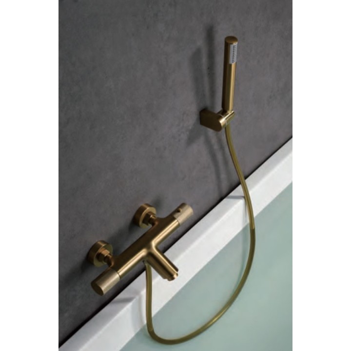 BTD038-4OC - Termostático baño-ducha LINE oro cepillado 1