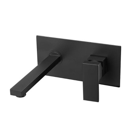 Monomando lavabo empotrado SUIZA negro mate - GLE020/NG - Imex