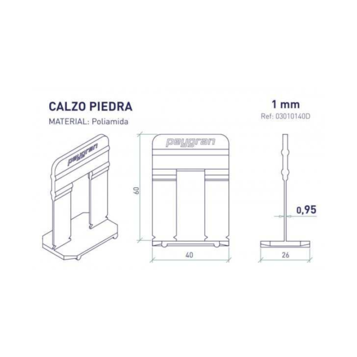 Calzo piedra - Peygran 2