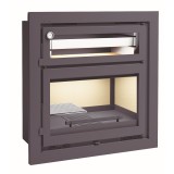 Estufa de leña insertable con horno I/IT-180 H - FM Calefacción 2