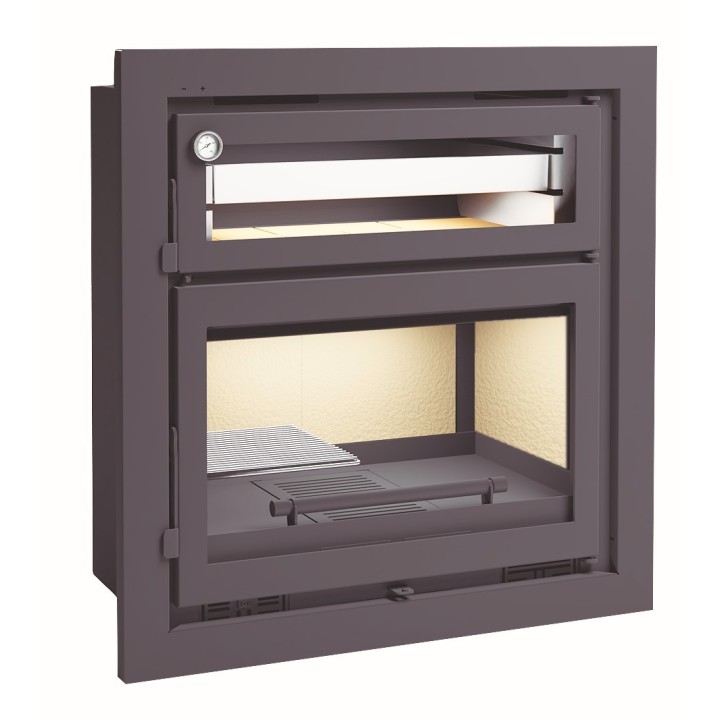 Estufa de leña insertable con horno I/IT-180 H - FM Calefacción 2