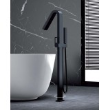 Monomando baño-ducha a suelo SUECIA negro mate - BBEC32/NG 3