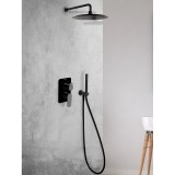 Monomando ducha empotrado 2-vías ALEXIA negro mate - 361502SNM 3