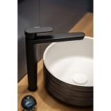 Monomando lavabo alto XL ALEXIA negro mate - 3602NM 3