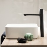 Monomando lavabo alto TZAR negro mate - 340201NM 3