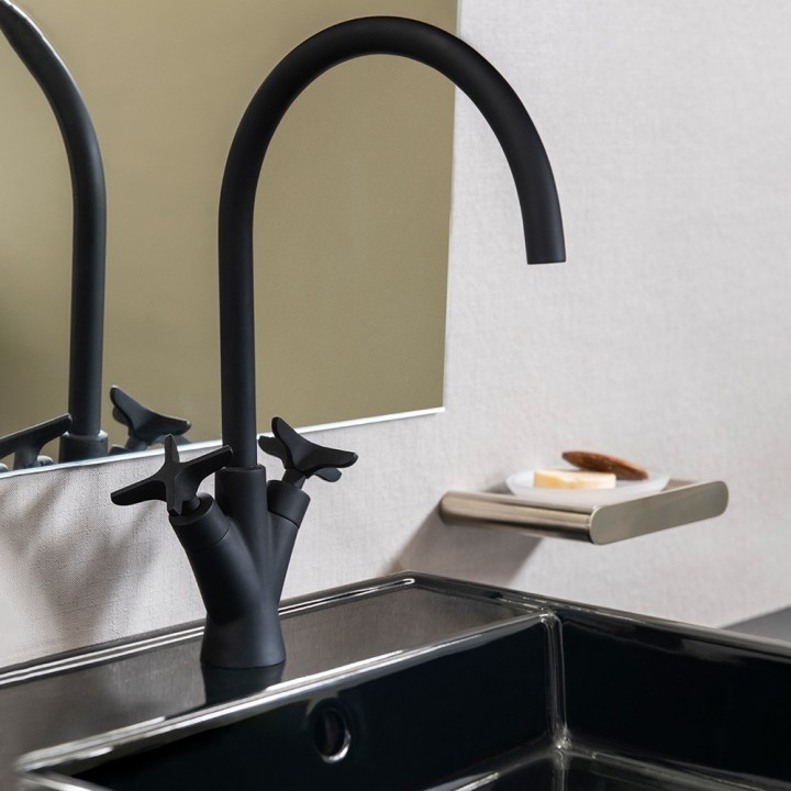 Bimando Lavabo ADAGIO negro mate - 910102NM 3
