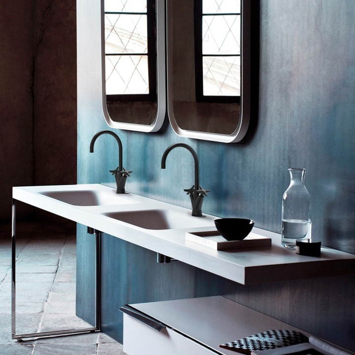 Bimando Lavabo ADAGIO negro mate - 910102NM 4